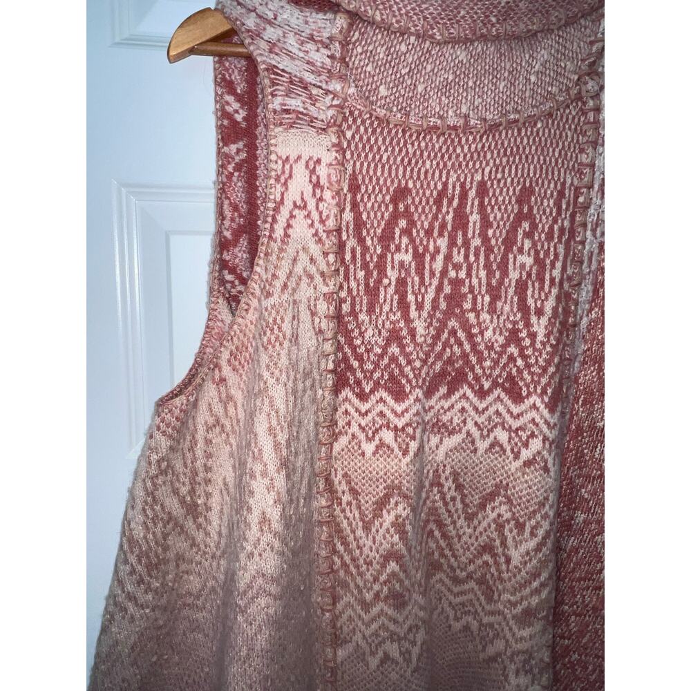 Free People "In Your Arms"  Swing Sweater Vest Cardigan Size Small - Picture 9 of 10